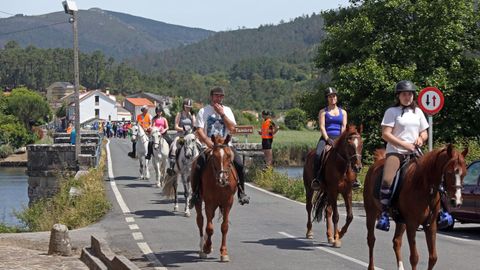 Camino de la Ría de Muros e Noia, a su paso por Outes.