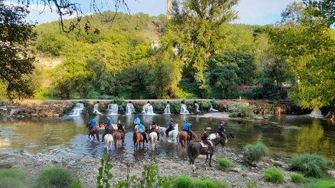 Camiño da Geira e dos Arrieros, a su paso por A Estrada.