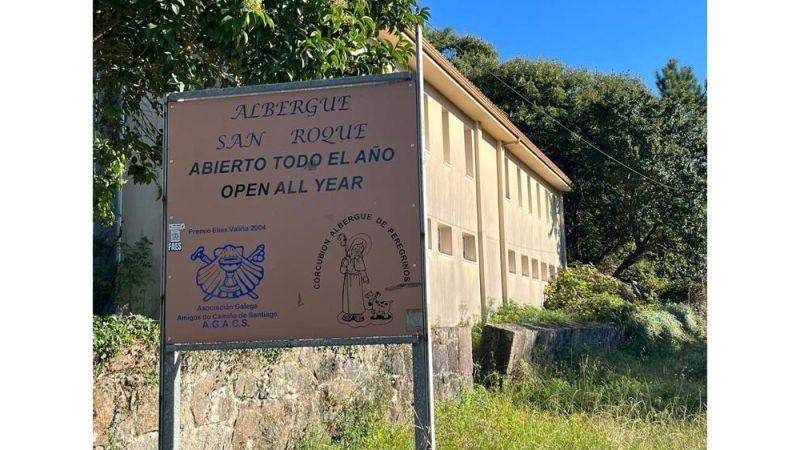 Albergue San Roque (Corcubión, Camino de Fisterra).