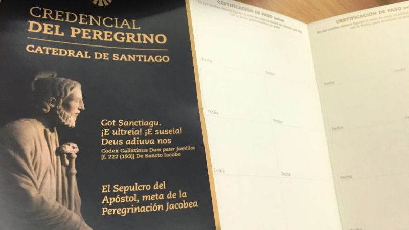 Credencial del peregrino.