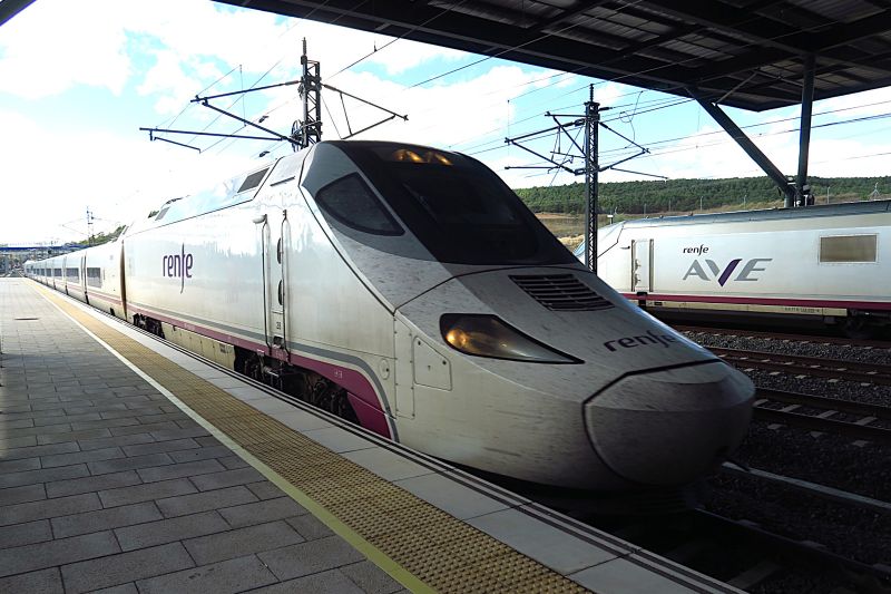 Tren Alvia en la actual estación de Burgos – Rosa Manzano.